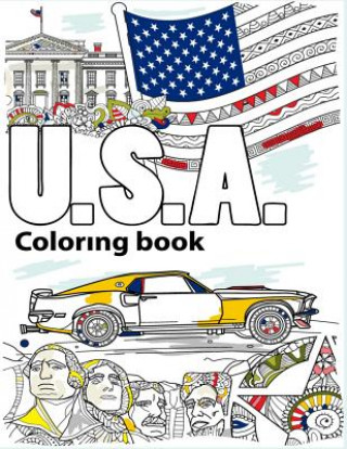 Buch USA Coloring Book Aryla Publishing