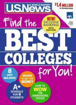 Kniha Best Colleges 2019: Find the Best Colleges for You! U S News and World Report