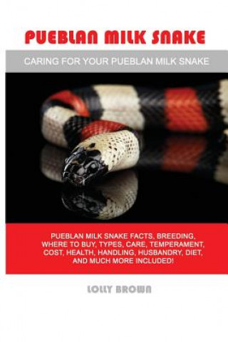 Könyv Pueblan Milk Snake: Pueblan Milk Snake facts, breeding, where to buy, types, care, temperament, cost, health, handling, husbandry, diet, a Lolly Brown