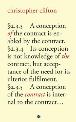 Kniha Of the Contract Christopher Clifton