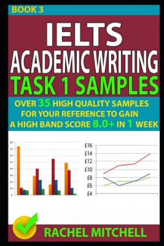Könyv Ielts Academic Writing Task 1 Samples: Over 35 High Quality Samples for Your Reference to Gain a High Band Score 8.0+ in 1 Week (Book 3) Rachel Mitchell