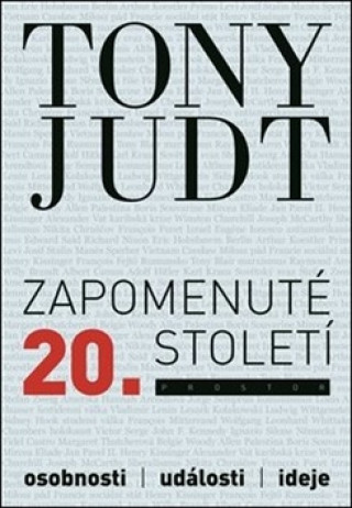Book Zapomenuté 20. století Tony Judt