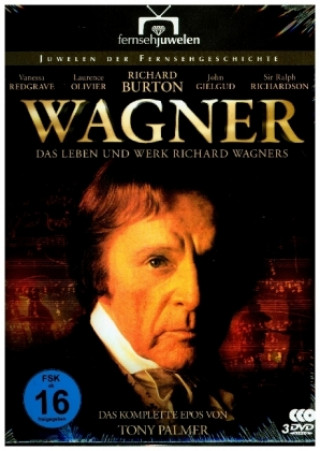 Videoclip Wagner - Das Leben und Werk Richard Wagners, 3 DVD Tony Palmer
