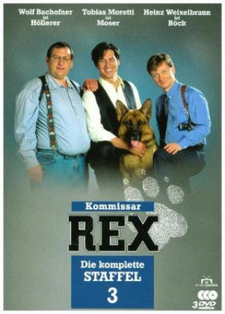 Videoclip Kommissar Rex. Staffel.3, 3 DVD Hans Werner