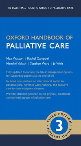 Carte Oxford Handbook of Palliative Care Max Watson