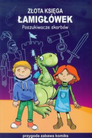 Book Złota księga łamigłówek Poszukiwacze skarbów 