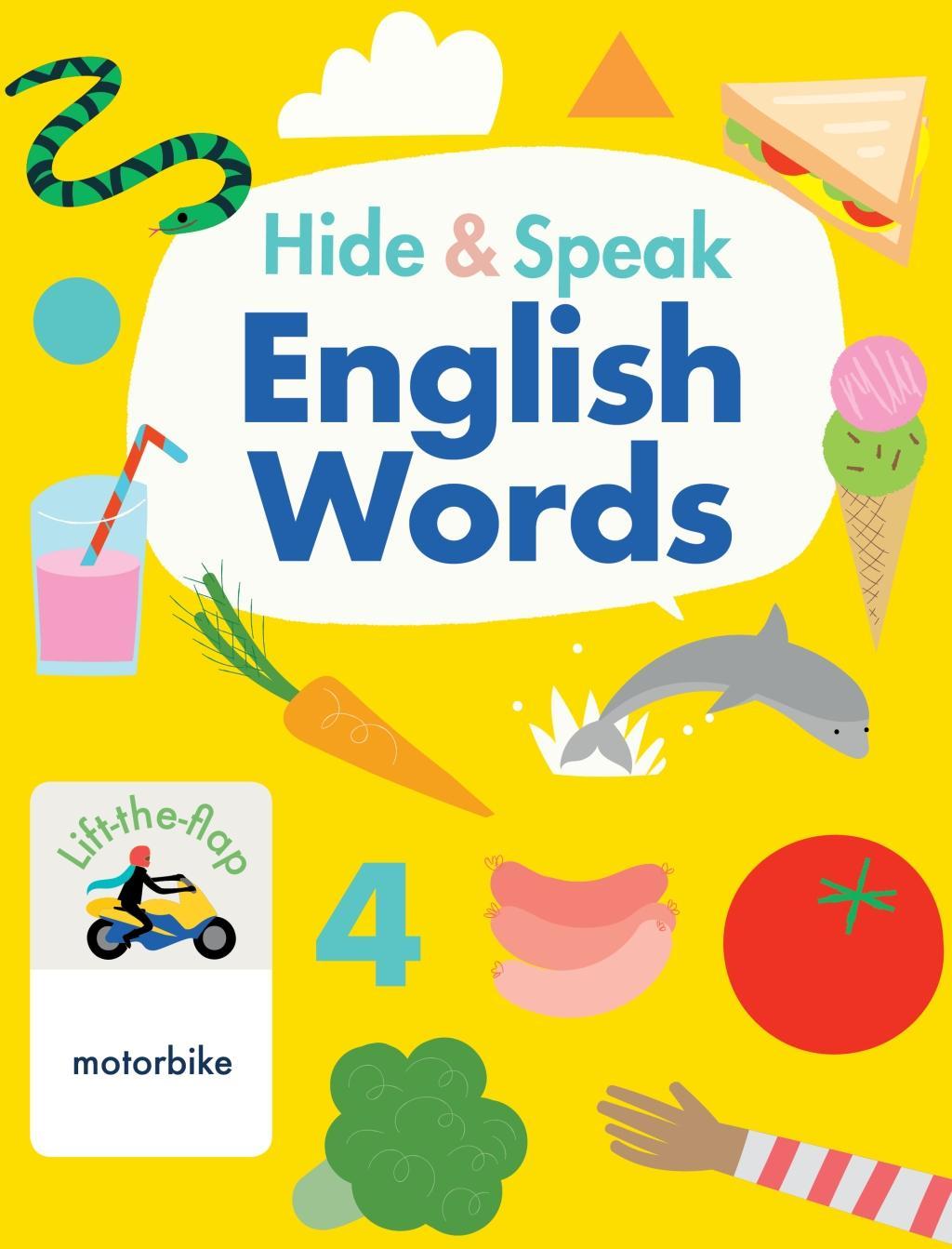 Livro Hide & Speak English Words Rudi Haig