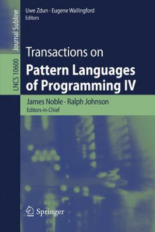 Книга Transactions on Pattern Languages of Programming IV James Noble