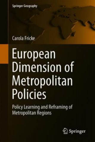 Kniha European Dimension of Metropolitan Policies Carola Fricke