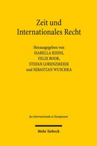 Kniha Zeit und Internationales Recht Isabella Risini