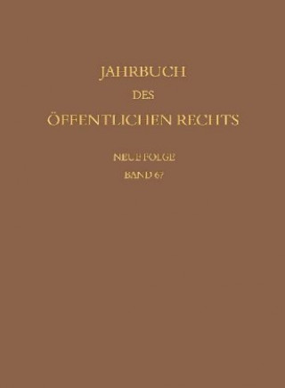 Kniha Jahrbuch des oeffentlichen Rechts der Gegenwart. Neue Folge Susanne Baer