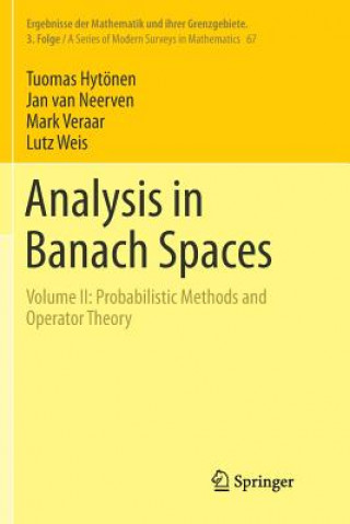 Knjiga Analysis in Banach Spaces Tuomas Hytoenen