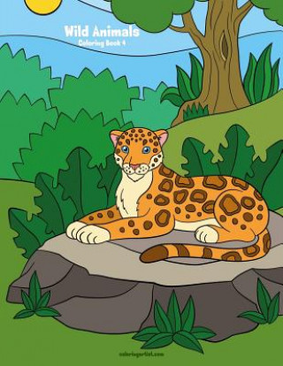 Kniha Wild Animals Coloring Book 4 Nick Snels