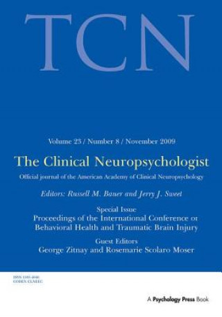 Libro Proceedings of the International Conference on Behavioral Health and Traumatic Brain Injury 