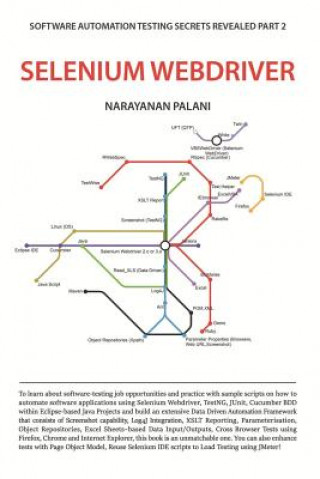 Kniha Software Automation Testing Secrets Revealed Part 2 Selenium Webdriver: Mastering Web Automated Testing -Use of Selenium with Practical Answers to Tes Narayanan Palani