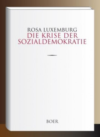 Könyv Die Krise der Sozialdemokratie Rosa Luxemburg