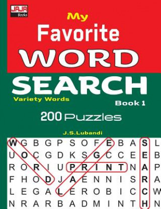 Książka My Favorite Word Search Book 1 J S Lubandi