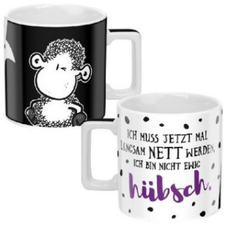 Gra/Zabawka Sheepworld 45925 Tasse Wortheld "Ich muss jetzt mal langsam nett werden, ich bin nicht ewig hübsch." 