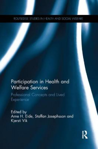 Kniha Participation in Health and Welfare Services 