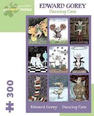 Kniha Edward Gorey Dancing Cats 300-Piece Jigsaw Puzzle 