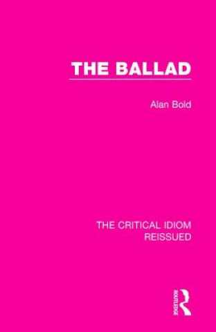 Книга Ballad Alan Bold