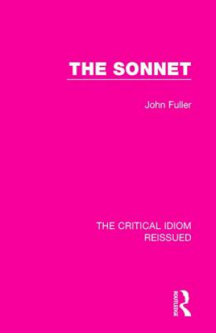 Kniha Sonnet John Fuller