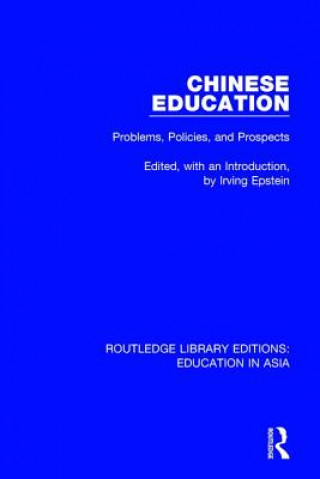 Книга Chinese Education Irving Epstein