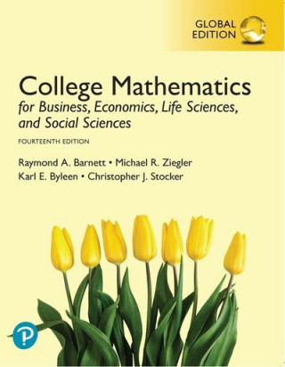 Carte College Mathematics for Business, Economics, Life Sciences, and Social Sciences, Global Edition Raymond A. Barnett