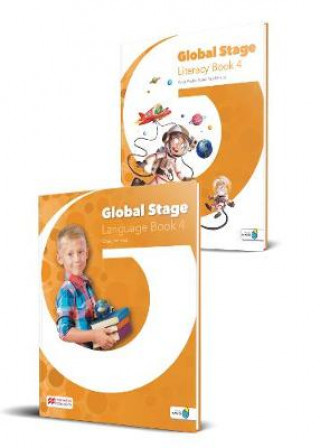Carte Global Stage Level 4 Literacy Book and Language Book with Navio App Cheryl Pelteret