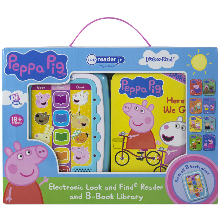 Játék Peppa Pig: Me Reader Jr Electronic Look and Find Reader and 8-Book Library Sound Book Set 