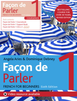 Kniha Facon de Parler 1 French Beginner's course 6th edition Angela Aries