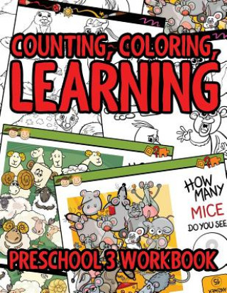 Knjiga Counting, Coloring, Learning Jupiter Kids