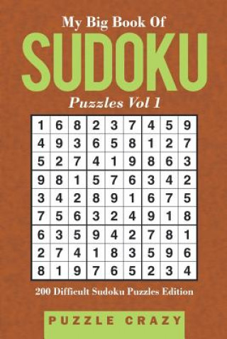 Knjiga My Big Book Of Soduku Puzzles Vol 1 Puzzle Crazy