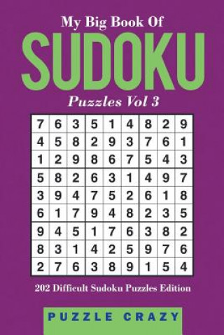 Könyv My Big Book Of Soduku Puzzles Vol 3 Puzzle Crazy