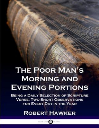 Книга Poor Man's Morning and Evening Portions Robert Hawker