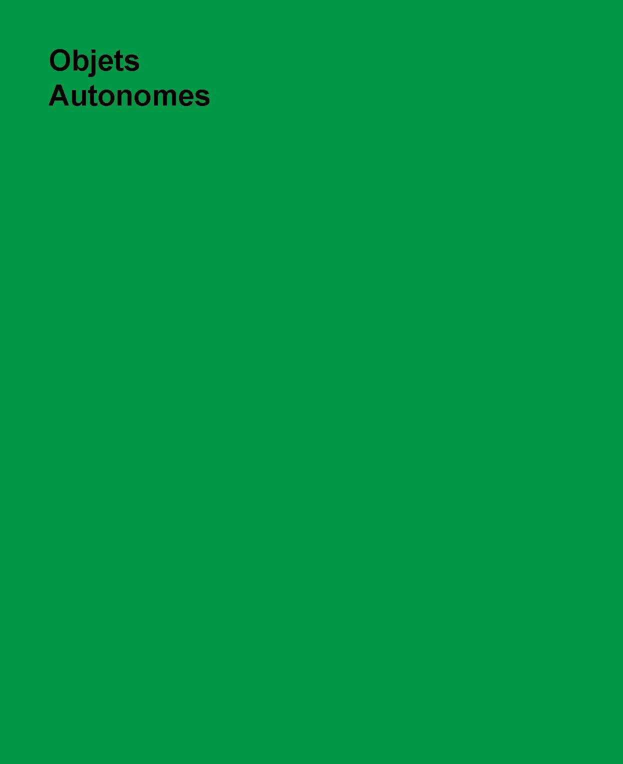 Könyv Objets Autonomes Louis Matton