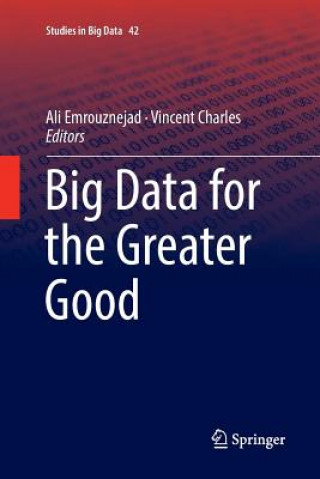 Knjiga Big Data for the Greater Good Vincent Charles