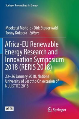 Kniha Africa-EU Renewable Energy Research and Innovation Symposium 2018 (RERIS 2018) Tonny Kukeera