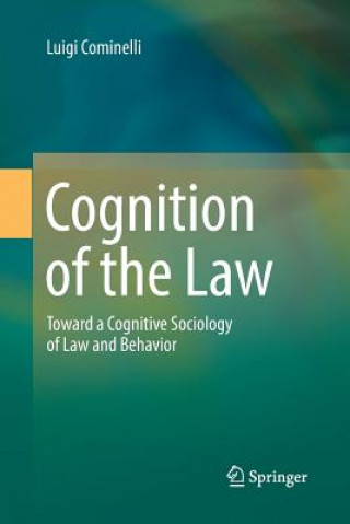 Könyv Cognition of the Law Luigi Cominelli