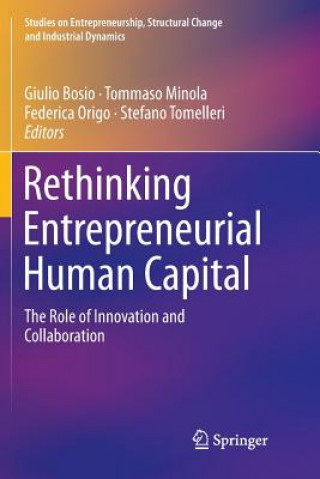 Könyv Rethinking Entrepreneurial Human Capital Giulio Bosio
