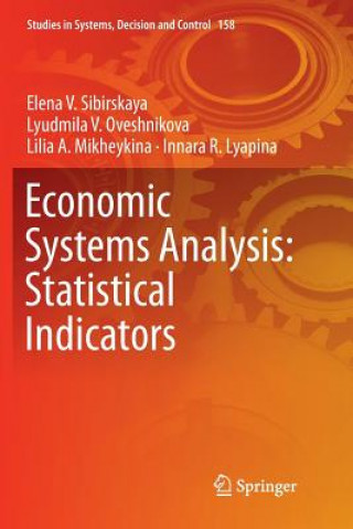 Buch Economic Systems Analysis: Statistical Indicators Elena V Sibirskaya