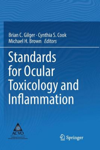 Kniha Standards for Ocular Toxicology and Inflammation Cynthia S. Cook