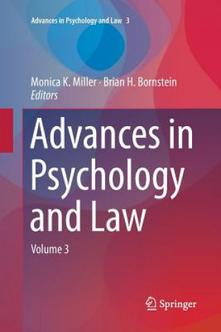 Βιβλίο Advances in Psychology and Law Brian H. Bornstein