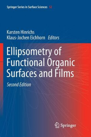 Könyv Ellipsometry of Functional Organic Surfaces and Films Klaus-Jochen Eichhorn