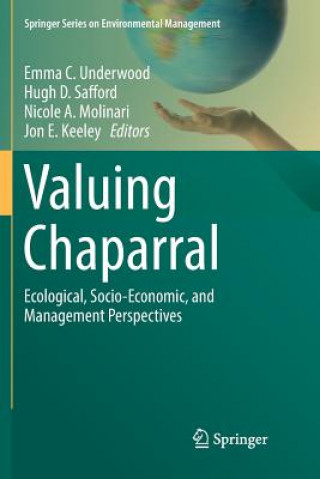 Buch Valuing Chaparral Jon E. Keeley