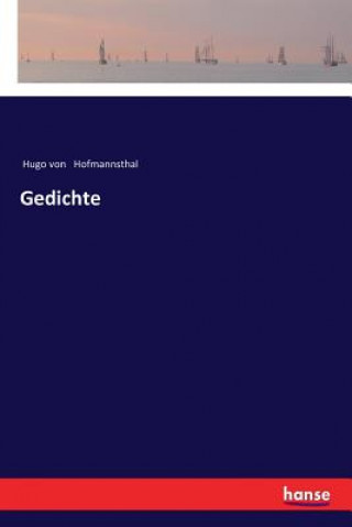 Kniha Gedichte Hugo Von Hofmannsthal