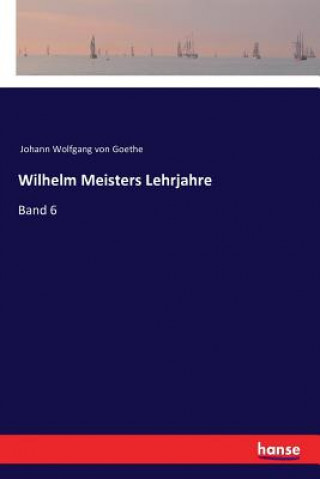Carte Wilhelm Meisters Lehrjahre Johann Wolfgang Von Goethe