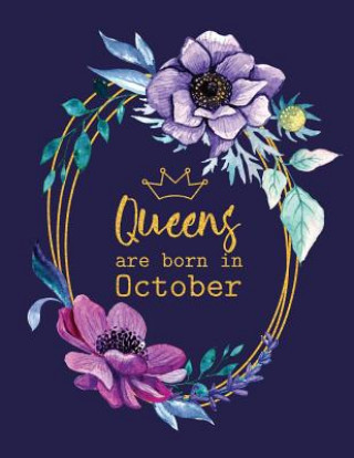 Boek Queens Are Born in October Peony Lane Publishing
