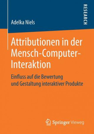 Könyv Attributionen in Der Mensch-Computer-Interaktion Adelka Niels