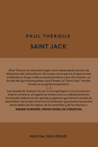 Libro SAINT JACK PAUL THEROUX